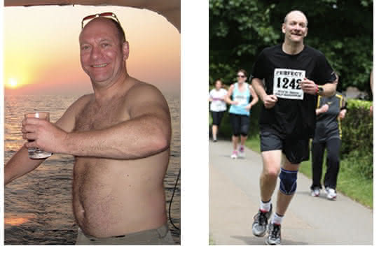 Slanke fitte marathonloper door Minder Koolhydraten