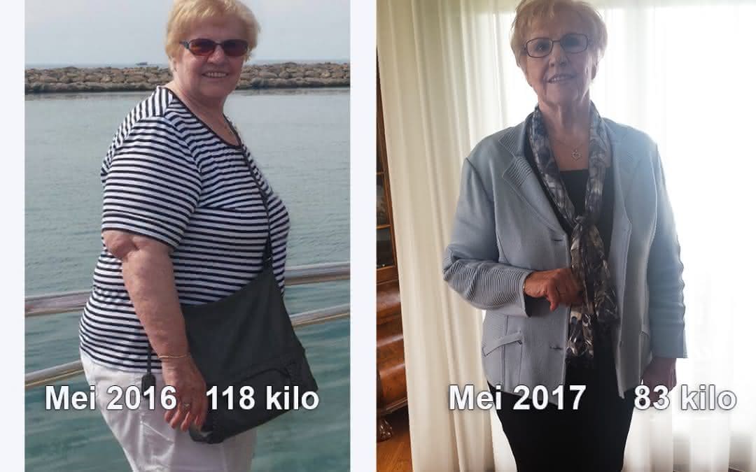 Na leven lang lijnen valt Martha (74) nu eindelijk écht af!