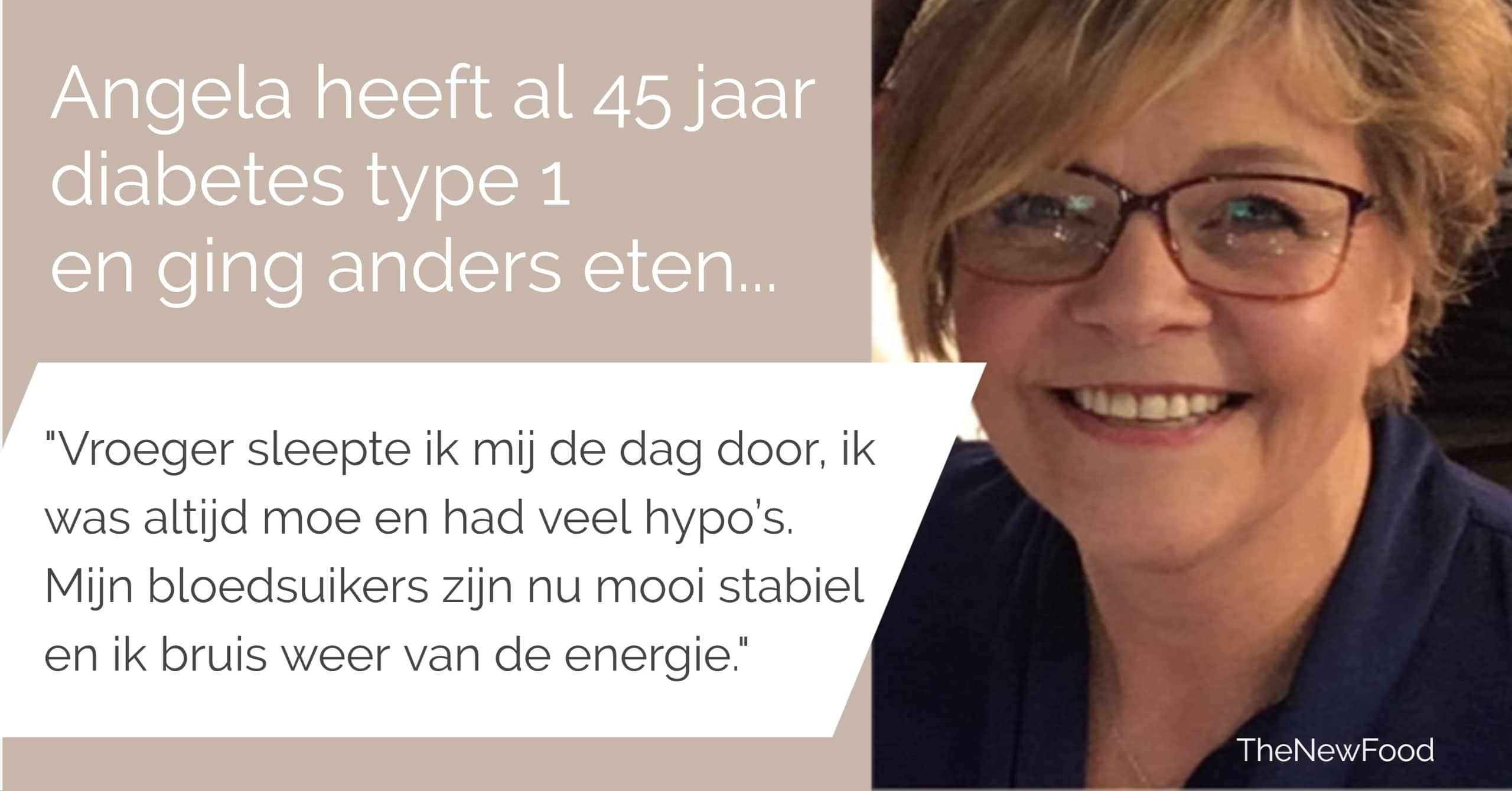 Angela heeft weer volop energie ondanks diabetes 1!