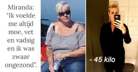 Miranda: 45 kilo lichter en veel meer energie!