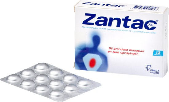 Maagzuurremmer Ranitidine (Zantac) niet veilig