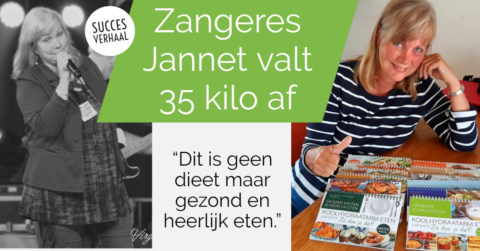 Jannet (54) valt eindelijk echt af