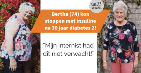 Bertha (74): na 30 jaar insulinevrij