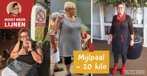 RIAN BLOG 44 Mijlpaal: 20 kilo kwijt!