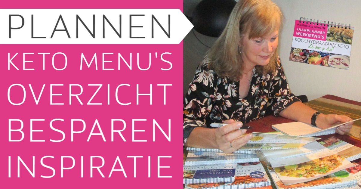 Je keto weekmenu plannen