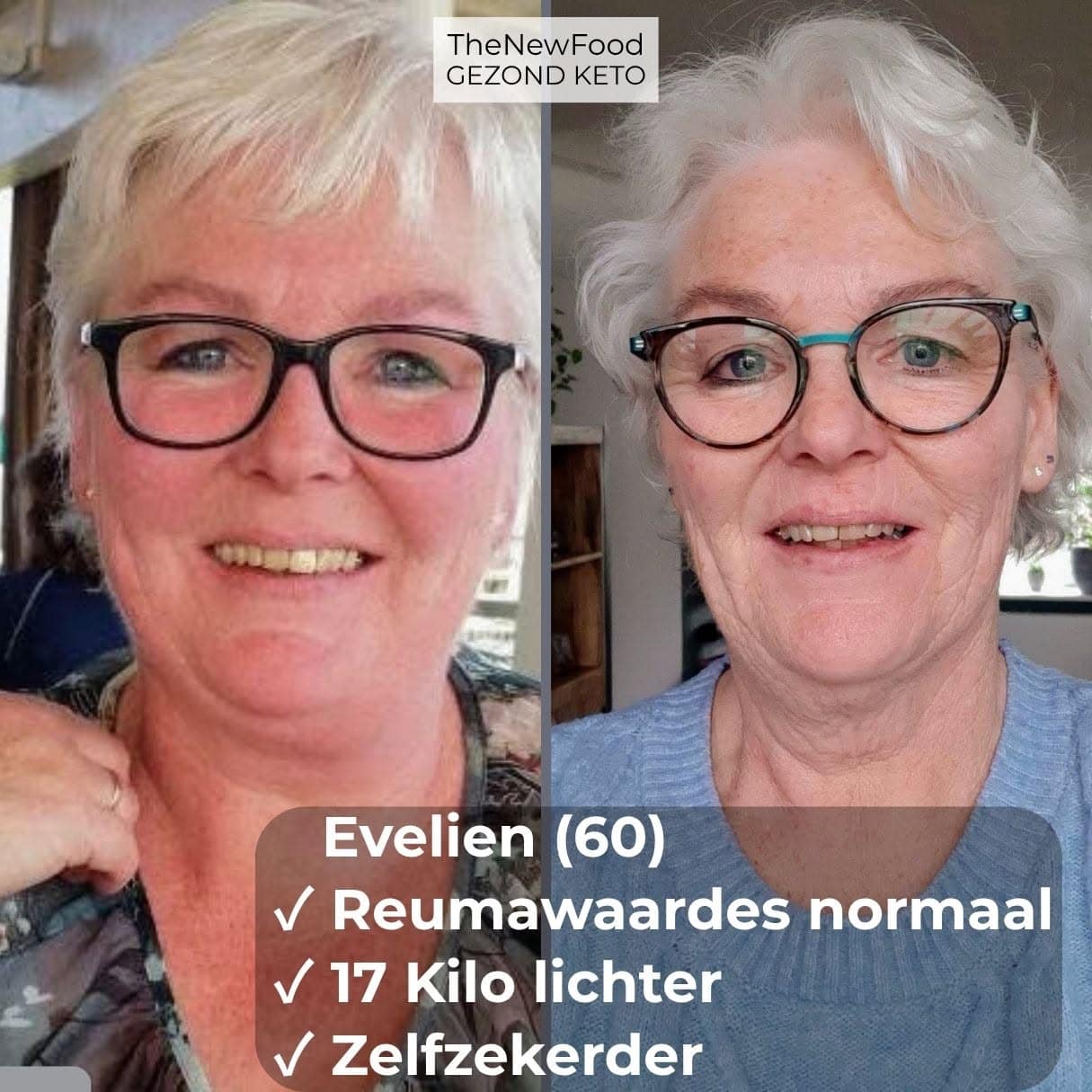 SAMEN 34 KILO KWIJT, MEER ENERGIE EN REUMAWAARDES WEER NORMAAL