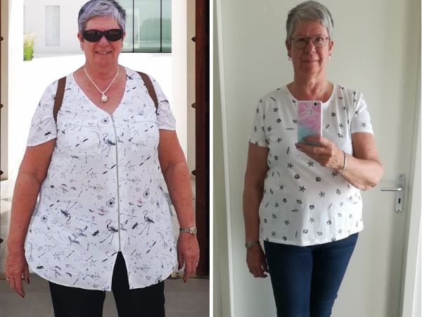 25 KILO LICHTER | 3 KLEDINGMATEN KLEINER