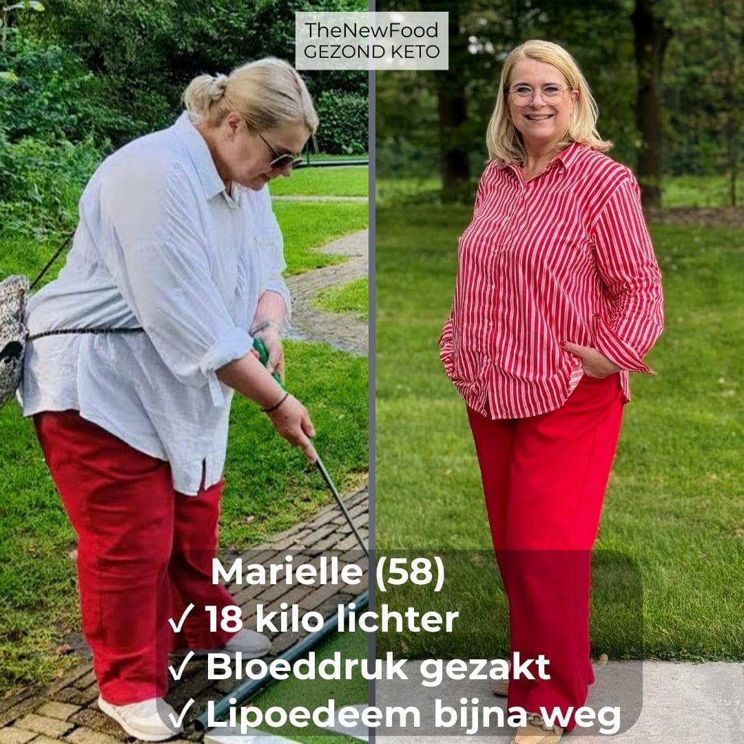 18 KILO KWIJT | LIPOEDEEM BIJNA WEG | BLOEDDRUK LAGER | BUIKKLACHTEN OVER